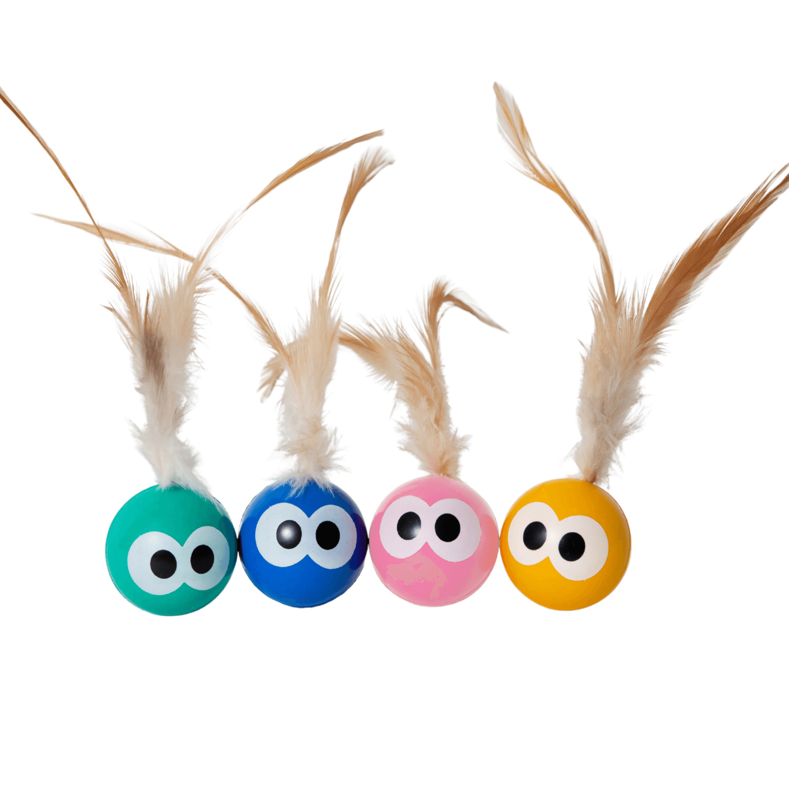 Interactive Feather Bouncing Cat Toy