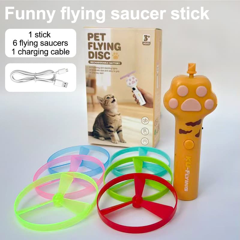 Rechargeable Cat Disc Launcher Toy — photo 3