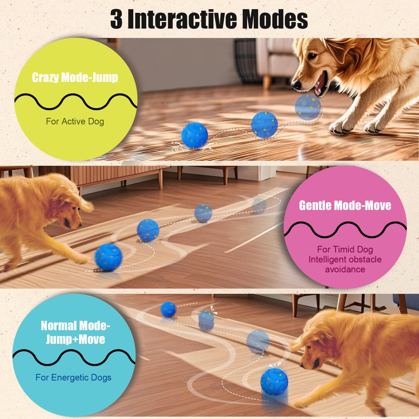 Self-Moving Interactive Dog Ball — photo 5