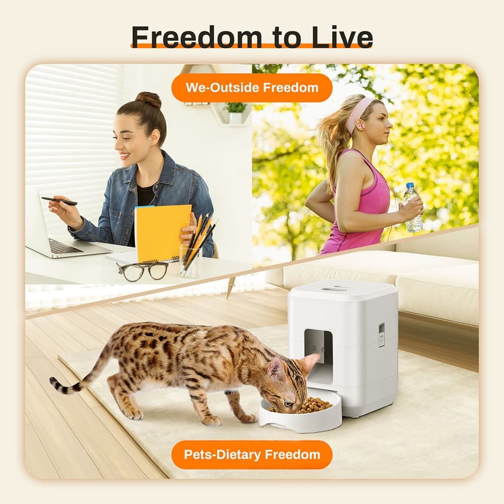Smart 2L Automatic Pet Feeder with Camera — photo 2