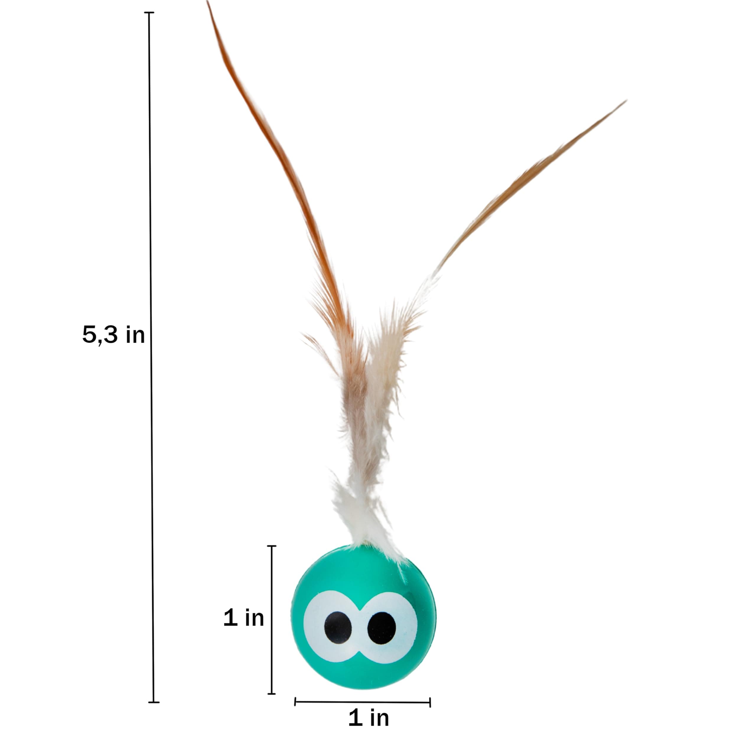 Interactive Feather Bouncing Cat Toy — photo 2