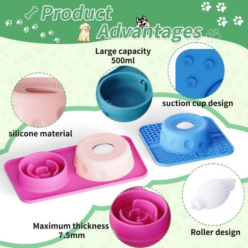 Non-Slip Slow Feeder Lick Bowl — photo 2
