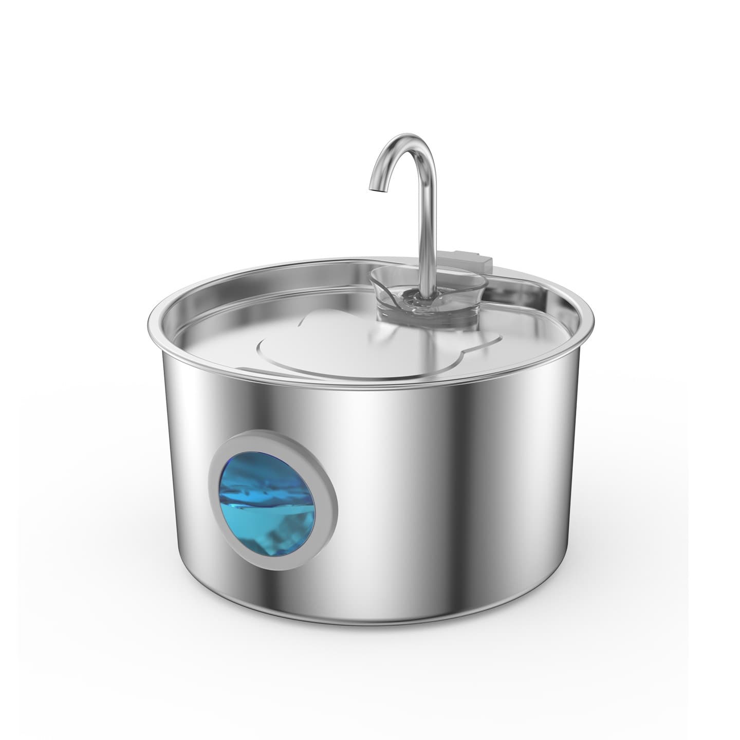 Stainless Steel Pet Water Fountain — 2L Recirculating — photo 4