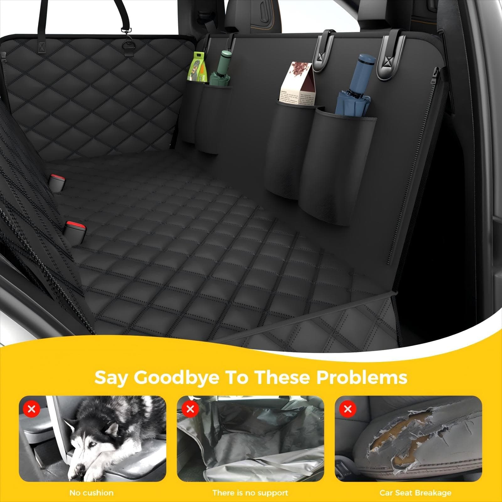 Waterproof Dog Car Seat Cover & Hammock — photo 2